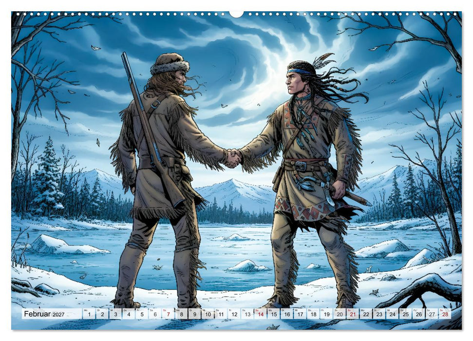 Lederstrumpf und die Mohikaner (CALVENDO Wandkalender 2027)