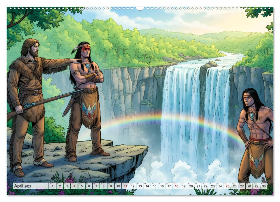 Lederstrumpf und die Mohikaner (CALVENDO Wandkalender 2027)