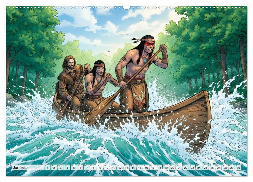 Lederstrumpf und die Mohikaner (CALVENDO Wandkalender 2027)