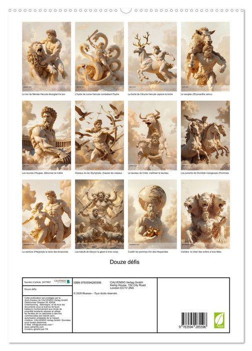 Douze défis (CALVENDO Calendrier supérieur 2027)