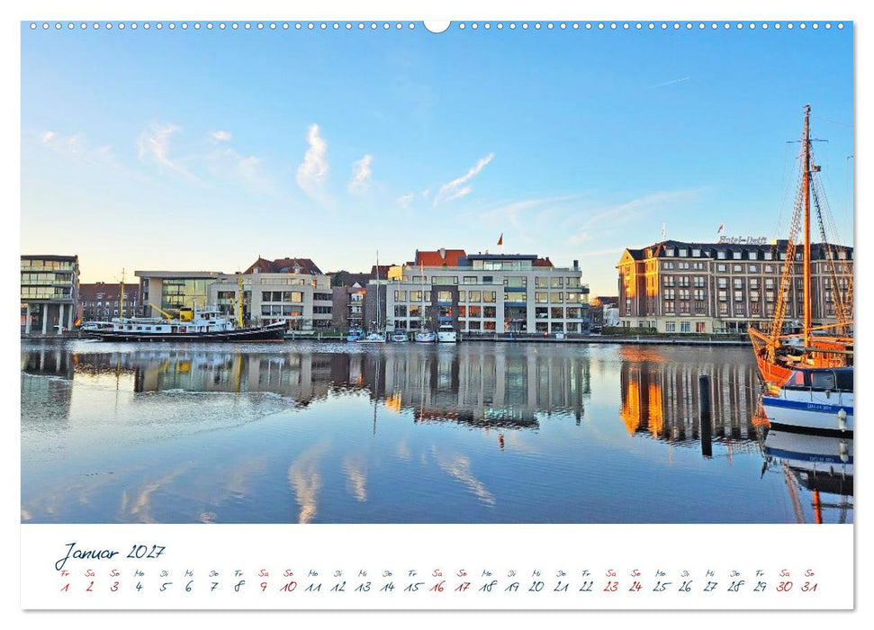 Emden. Wo das Licht die Segel setzt (CALVENDO Premium Wandkalender 2027)