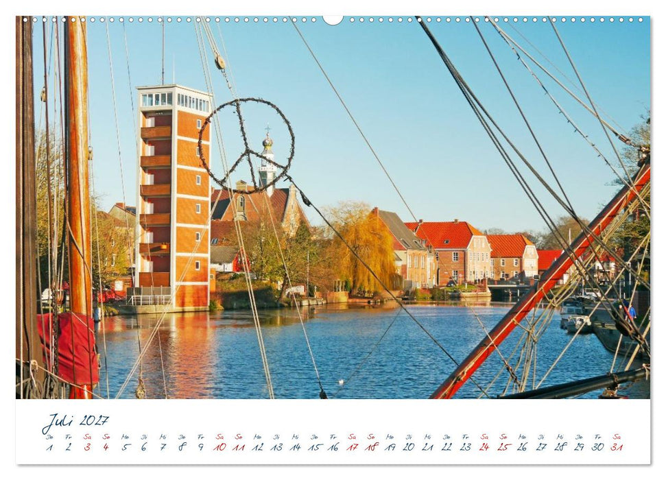 Emden. Wo das Licht die Segel setzt (CALVENDO Premium Wandkalender 2027)