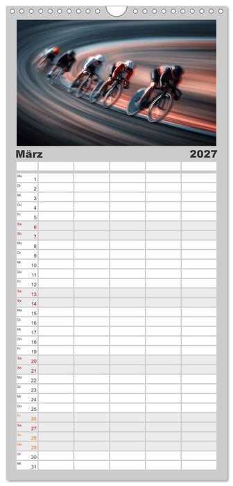 Radsport – Vom Training zum Triumph (CALVENDO Familienplaner 2027)