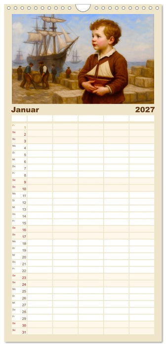Jules Verne. Sein Leben, seine Werke (CALVENDO Familienplaner 2027)
