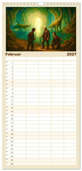 Jules Verne. Sein Leben, seine Werke (CALVENDO Familienplaner 2027)
