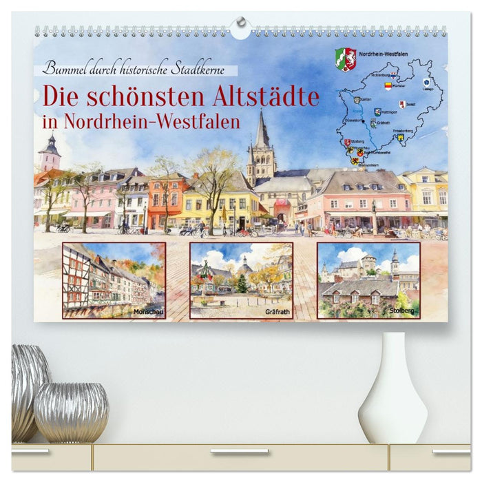 Die schönsten Altstädte in Nordrhein-Westfalen (CALVENDO Premium Wandkalender 2027)