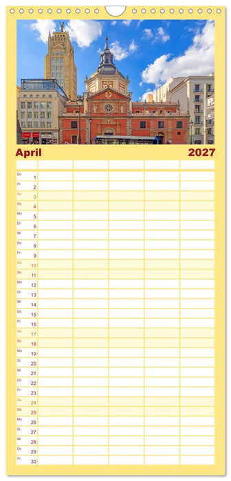 Madrid – Metropole mit Herz (CALVENDO Familienplaner 2027)