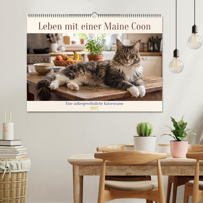 Leben mit einer Maine Coon (CALVENDO Wandkalender 2027)