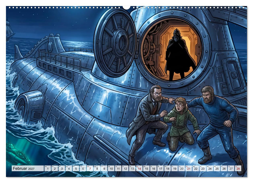 20.000 Meilen unter dem Meer (CALVENDO Wandkalender 2027)