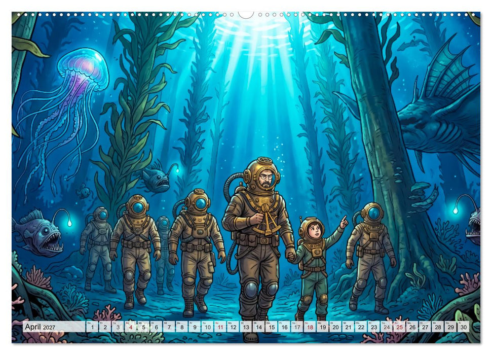 20.000 Meilen unter dem Meer (CALVENDO Wandkalender 2027)
