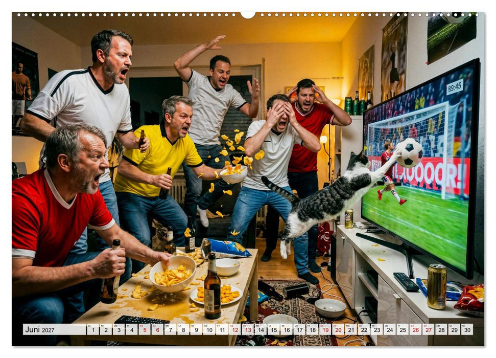 Typisch Katze! - Katzenalltag: Wir sind nur das Personal (CALVENDO Wandkalender 2027)