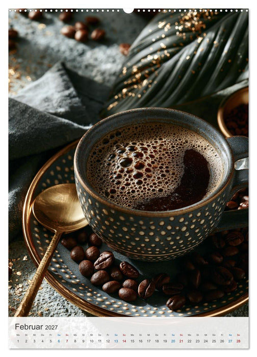 Goldene Kaffeemomente (CALVENDO Wandkalender 2027)