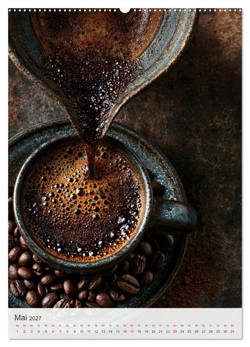 Goldene Kaffeemomente (CALVENDO Wandkalender 2027)