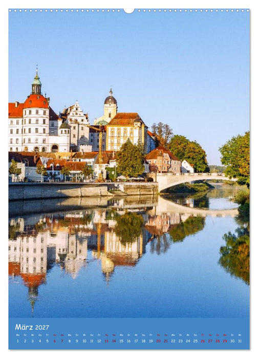 Romantische Altstädte Bayerns. Zwischen Türmen und Toren (CALVENDO Wandkalender 2027)