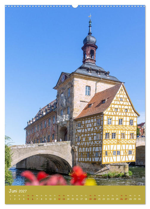 Romantische Altstädte Bayerns. Zwischen Türmen und Toren (CALVENDO Wandkalender 2027)