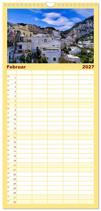 Faszinierendes Capri (CALVENDO Familienplaner 2027)