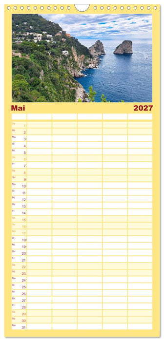 Faszinierendes Capri (CALVENDO Familienplaner 2027)