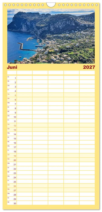 Faszinierendes Capri (CALVENDO Familienplaner 2027)