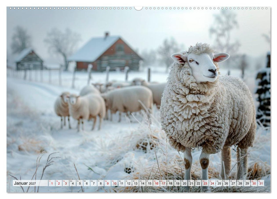 Lieblingstiere vom Bauernhof (CALVENDO Premium Wandkalender 2027)