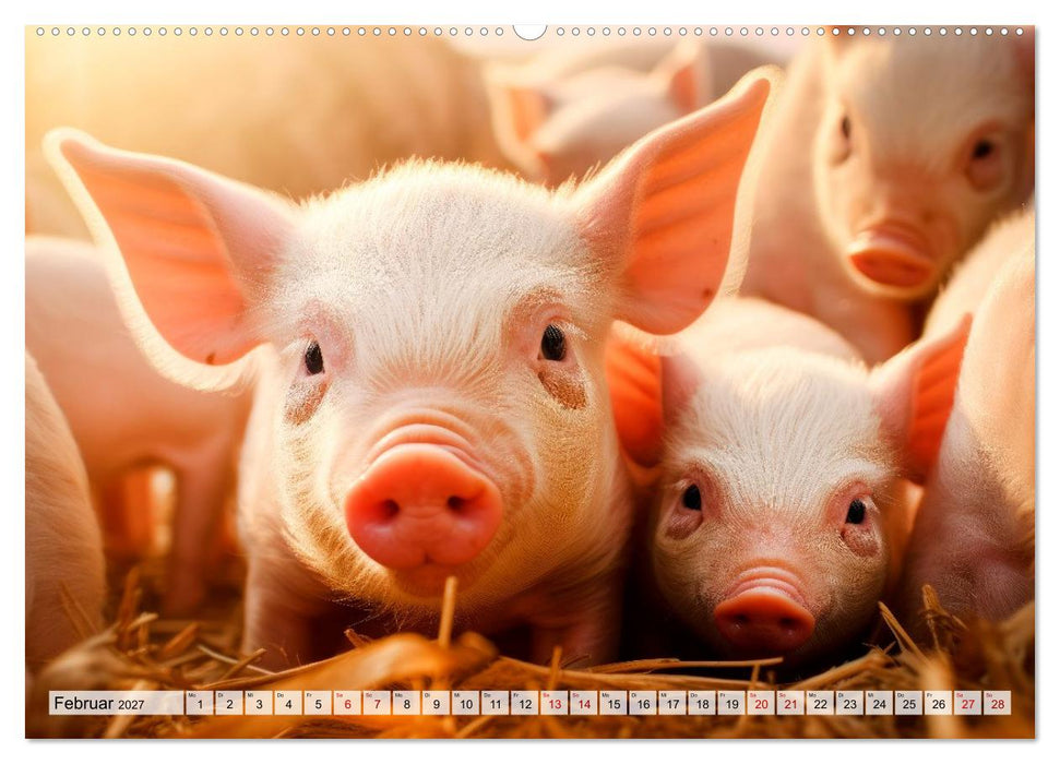 Lieblingstiere vom Bauernhof (CALVENDO Premium Wandkalender 2027)