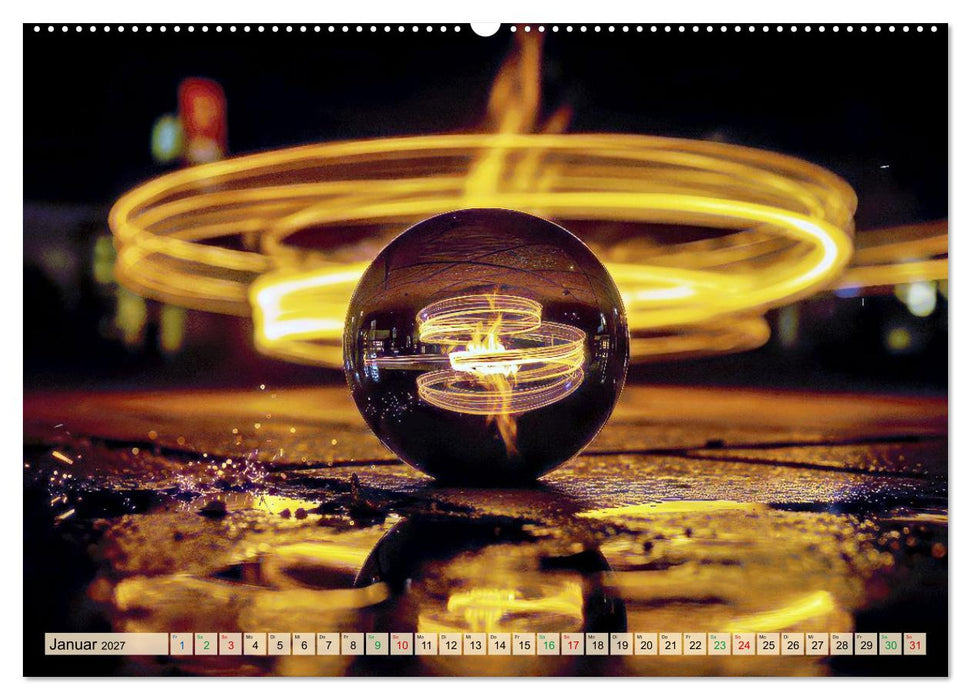 Lensball-Kunst (CALVENDO Wandkalender 2027)