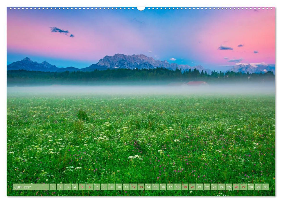 Werdenfelser Land - Malerische Landschaften (CALVENDO Wandkalender 2027)