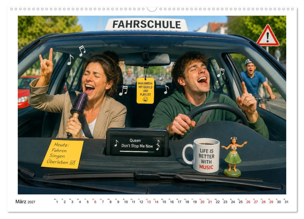 Fahrschule macht Spaß (CALVENDO Premium Wandkalender 2027)