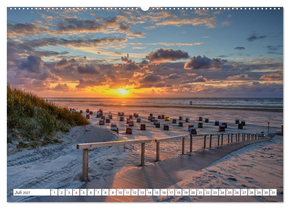 Nordseeinseln - Pure Erholung in der Natur (CALVENDO Premium Wandkalender 2027)