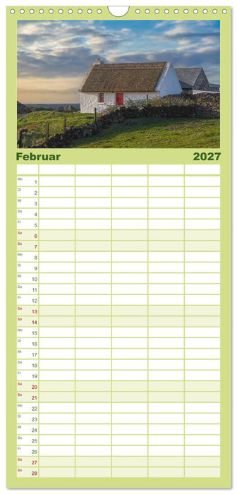 Irland - Unterwegs auf dem Wild Altantic Way (CALVENDO Familienplaner 2027)