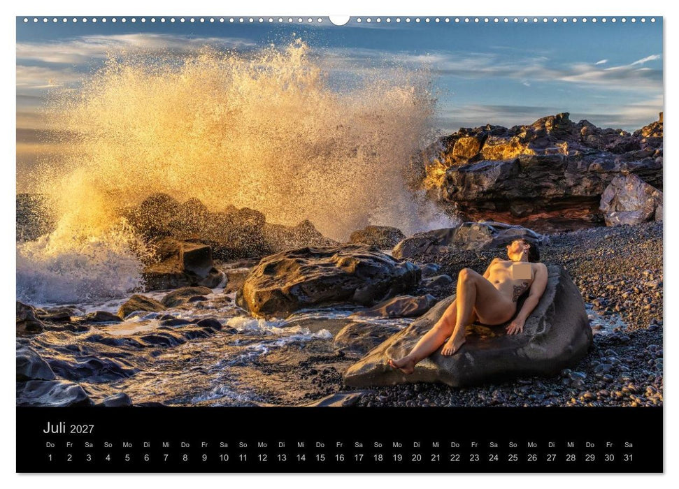 ONLYNUDE.ART Lanzarote mit FranO (CALVENDO Premium Wandkalender 2027)