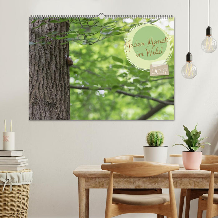 Jeden Monat im Wald (CALVENDO Wandkalender 2027)