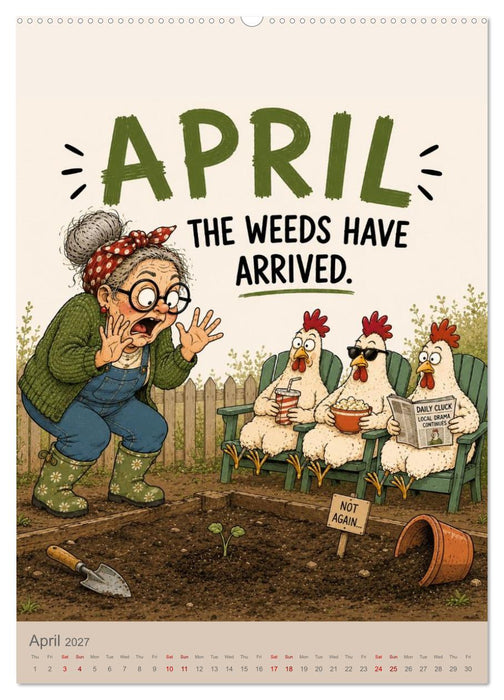 Raised by tomatoes a year of gardening mistakes (CALVENDO Premium-Calendar 2027)