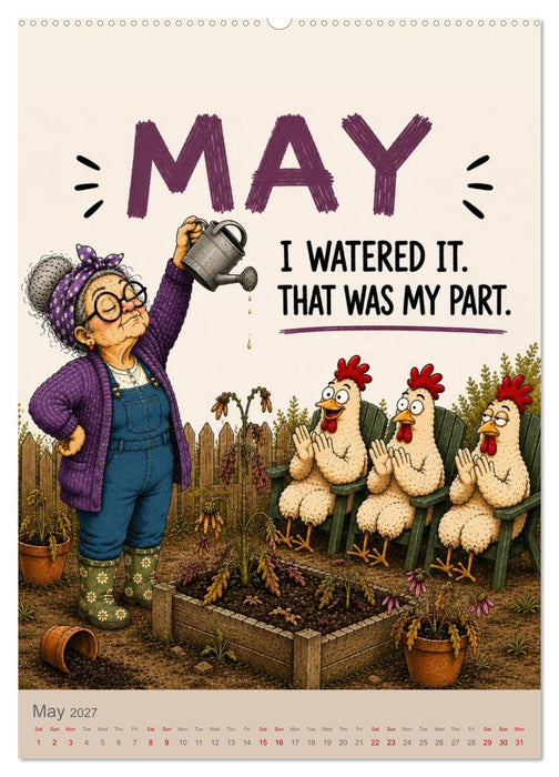 Raised by tomatoes a year of gardening mistakes (CALVENDO Premium-Calendar 2027)