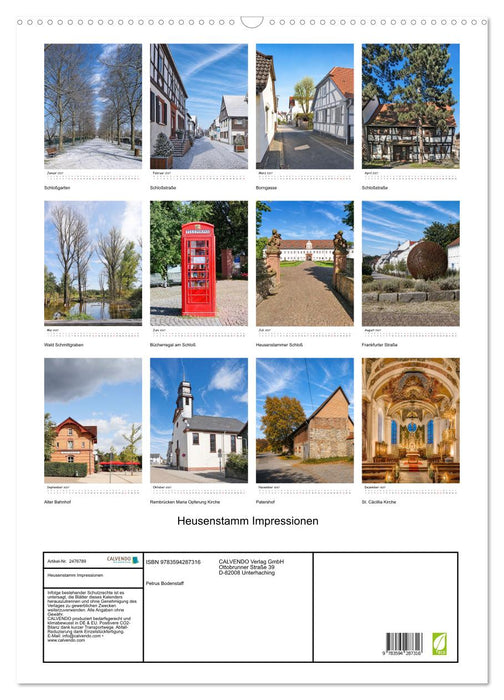 Heusenstamm Impressionen (CALVENDO Wandkalender 2027)