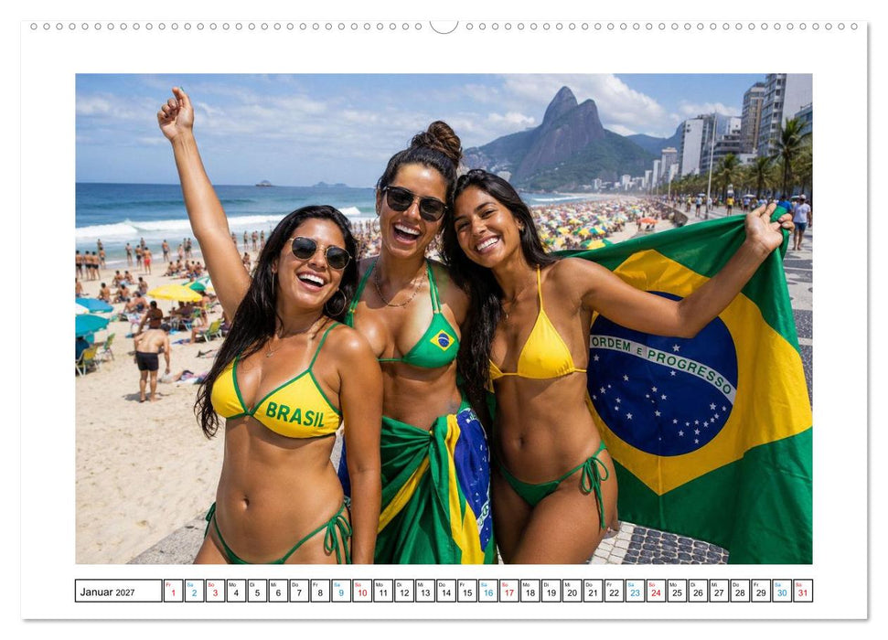 Eine Reise ins Paradies, Traumstrände der Welt (CALVENDO Wandkalender 2027)