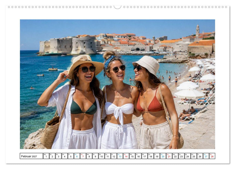 Eine Reise ins Paradies, Traumstrände der Welt (CALVENDO Wandkalender 2027)