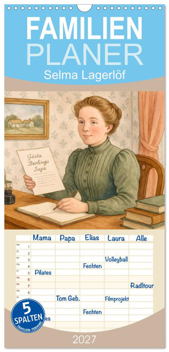 Selma Lagerlöf (CALVENDO Familienplaner 2027)