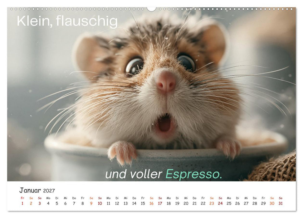 Kaffee macht glücklich (CALVENDO Premium Wandkalender 2027)