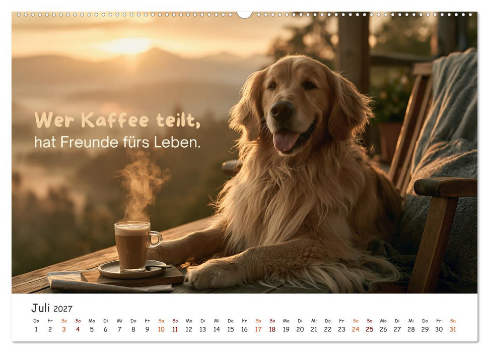 Kaffee macht glücklich (CALVENDO Premium Wandkalender 2027)