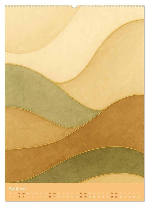 Where words end an exploration of color and form (CALVENDO Monthly Calendar 2027)