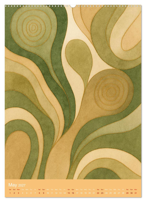 Where words end an exploration of color and form (CALVENDO Monthly Calendar 2027)