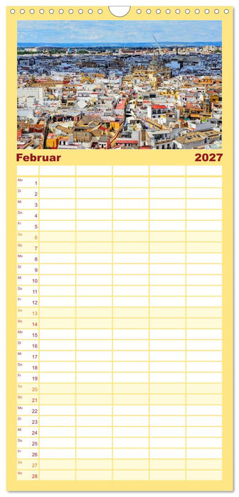 Ein Herz für Sevilla (CALVENDO Familienplaner 2027)