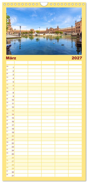 Ein Herz für Sevilla (CALVENDO Familienplaner 2027)