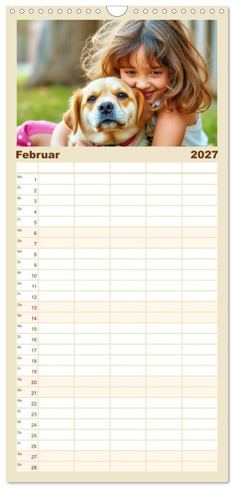 Beste Freunde fürs Leben (CALVENDO Familienplaner 2027)