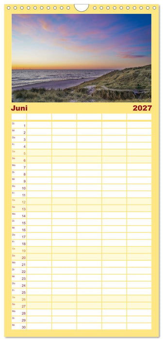 Westjütland - Dänemarks Westen erleben (CALVENDO Familienplaner 2027)