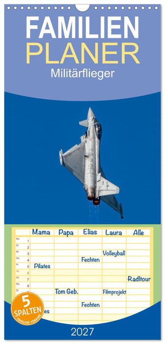 Militärflieger (CALVENDO Familienplaner 2027)