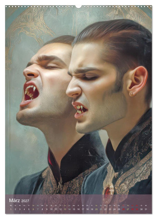 Anmutig elegante Vampire - Nachtkreaturen (CALVENDO Premium Wandkalender 2027)