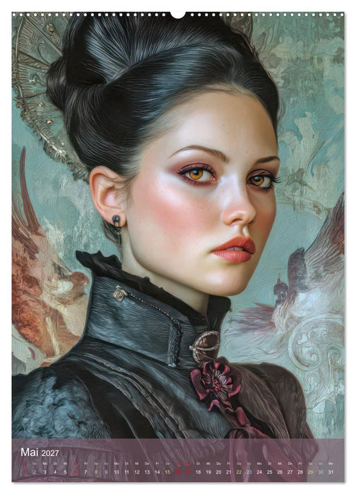 Anmutig elegante Vampire - Nachtkreaturen (CALVENDO Premium Wandkalender 2027)