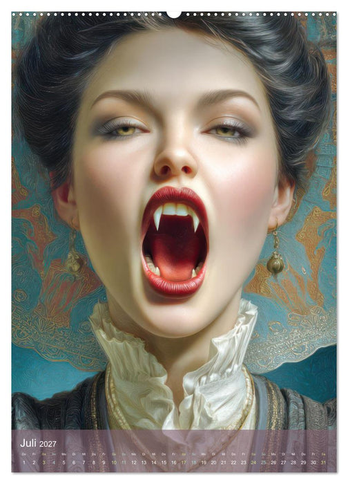 Anmutig elegante Vampire - Nachtkreaturen (CALVENDO Premium Wandkalender 2027)