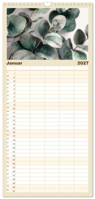 Florale Meisterwerke (CALVENDO Familienplaner 2027)